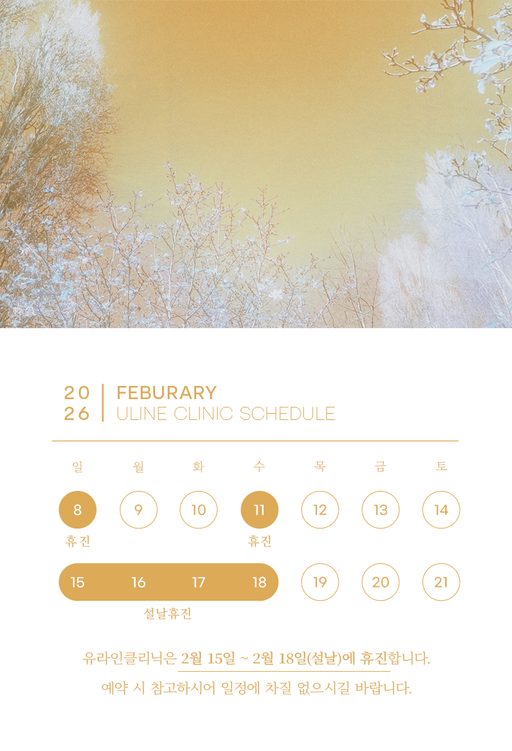 2월 설날 휴진안내